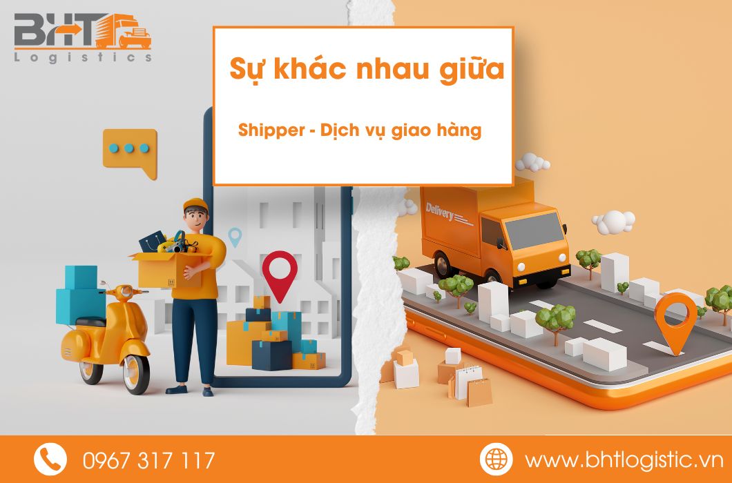 Sự khác biệt giữa thuê shipper và dịch vụ chuyển phát nhanh