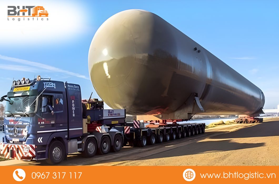 Quy trình vận chuyển hàng dự án, siêu trọng và siêu trường